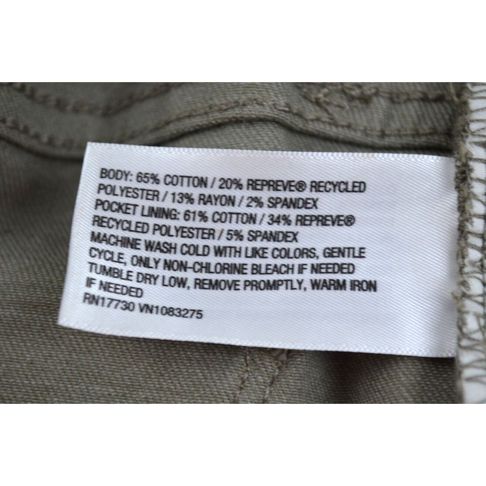 Universal Thread‎ Camo Jeans Womens High-Rise Cropped Skinny Size  8 Inseam 25" - Picture 13 of 14